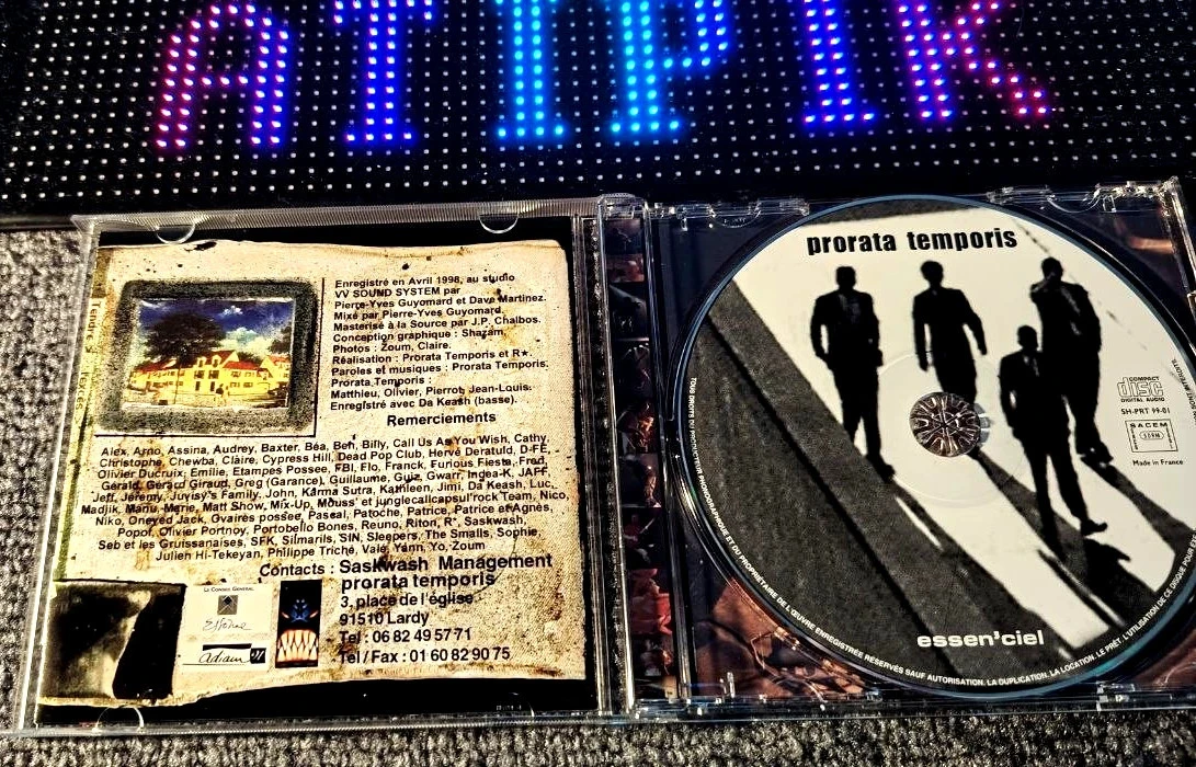 💿 Prorata Temporis - Essen'ciel : ¡El CD de Rock Francés Culto e Introducible! – photo 3